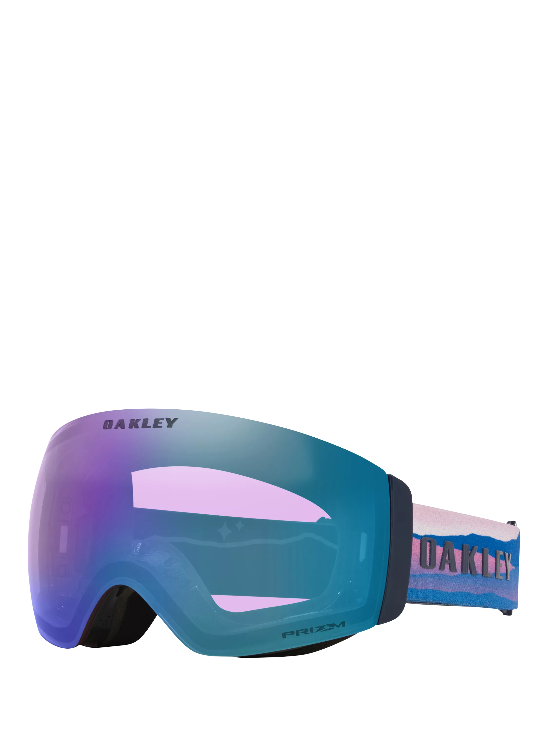 Oakley OO7139 irregular sunglasses in black and pink (British brand)