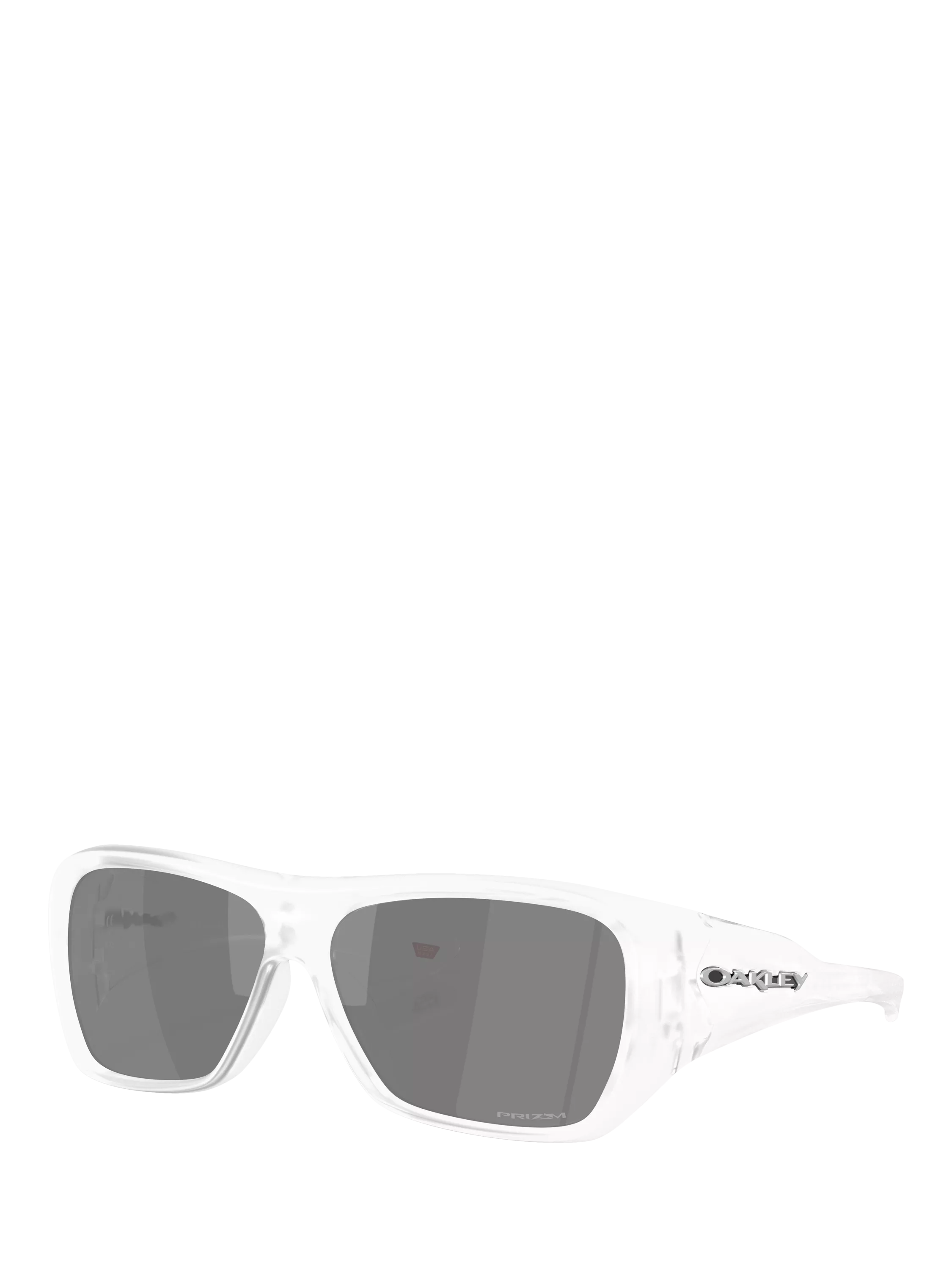 Oakley OO9492 rectangular sunglasses matte clear grey lenses, UK version