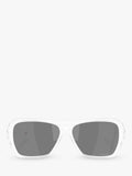 Oakley OO9492 rectangular sunglasses matte clear grey lenses, UK version