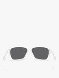 Oakley OO9492 rectangular sunglasses matte clear grey lenses, UK version
