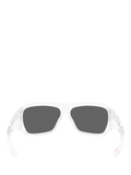 Oakley OO9492 rectangular sunglasses matte clear grey lenses, UK version
