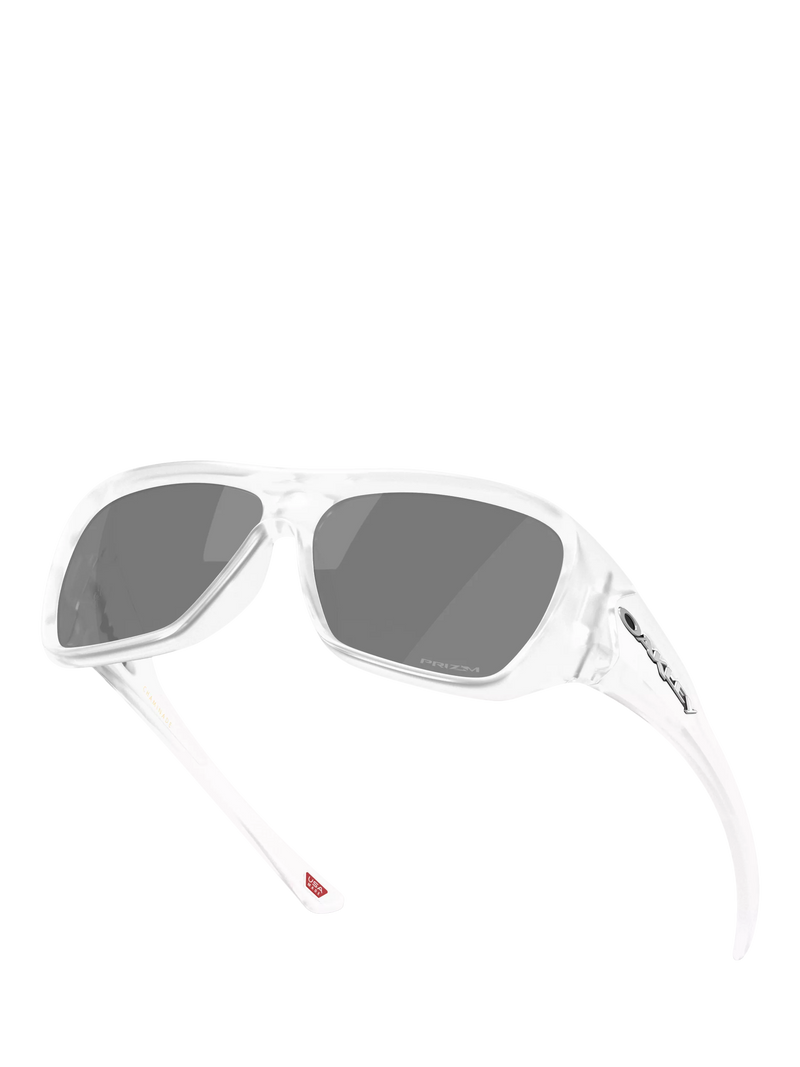 Oakley OO9492 rectangular sunglasses matte clear grey lenses, UK version