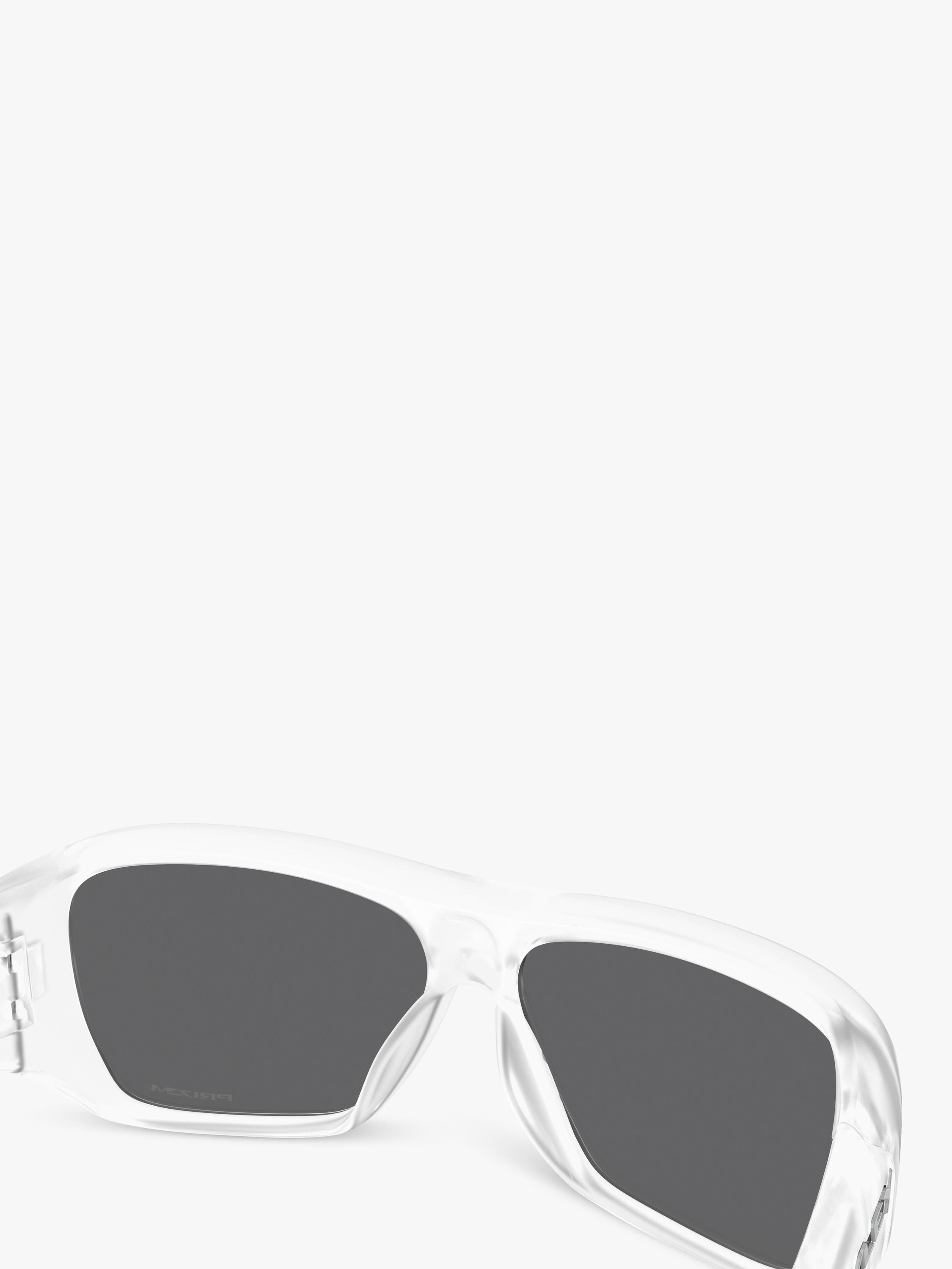 Oakley OO9492 rectangular sunglasses matte clear grey lenses, UK version