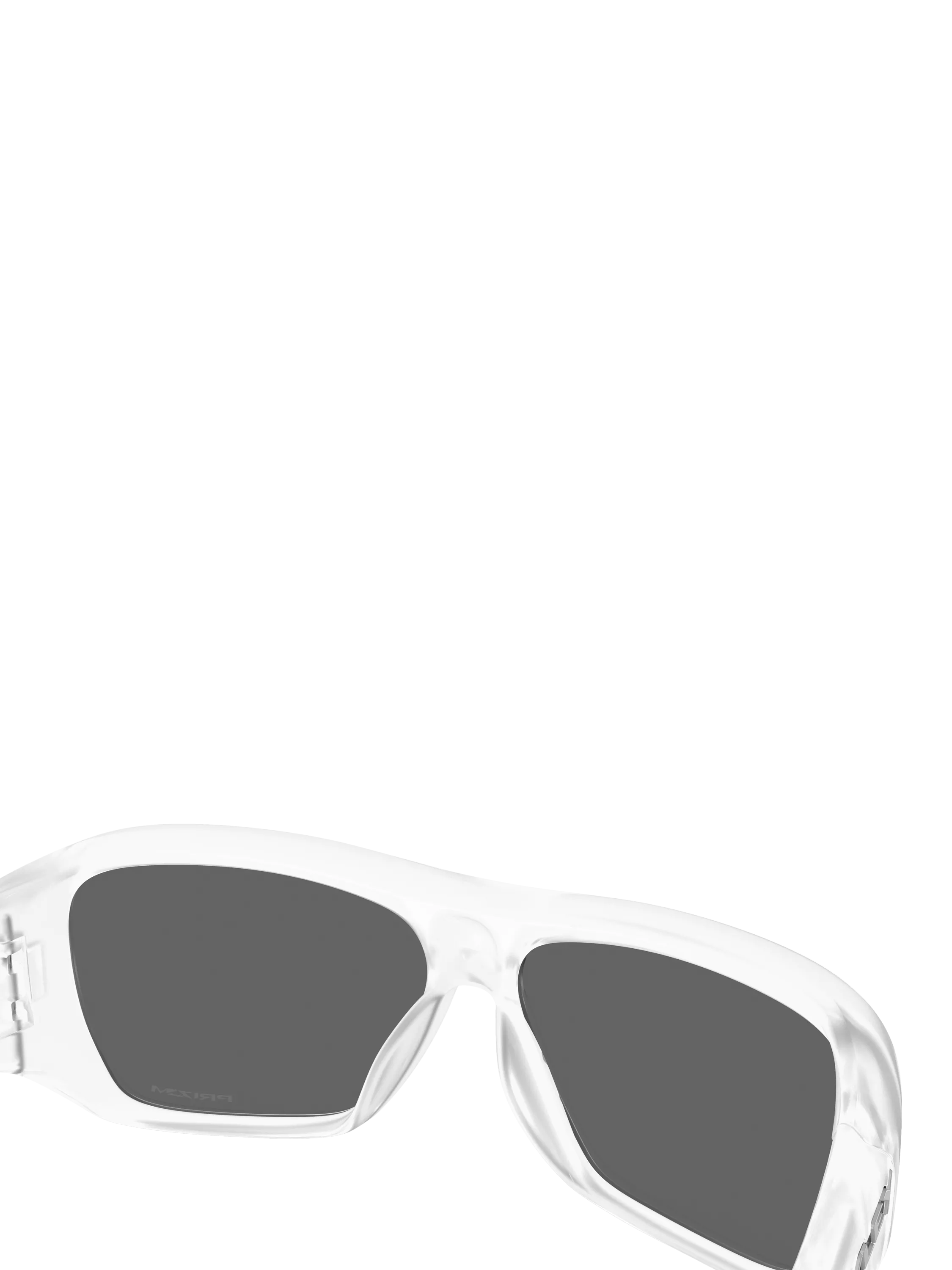 Oakley OO9492 rectangular sunglasses matte clear grey lenses, UK version