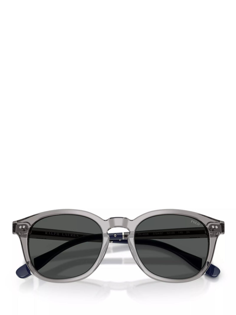 Ralph Lauren Phantos sunglasses transparent grey 52mm, imported from the UK