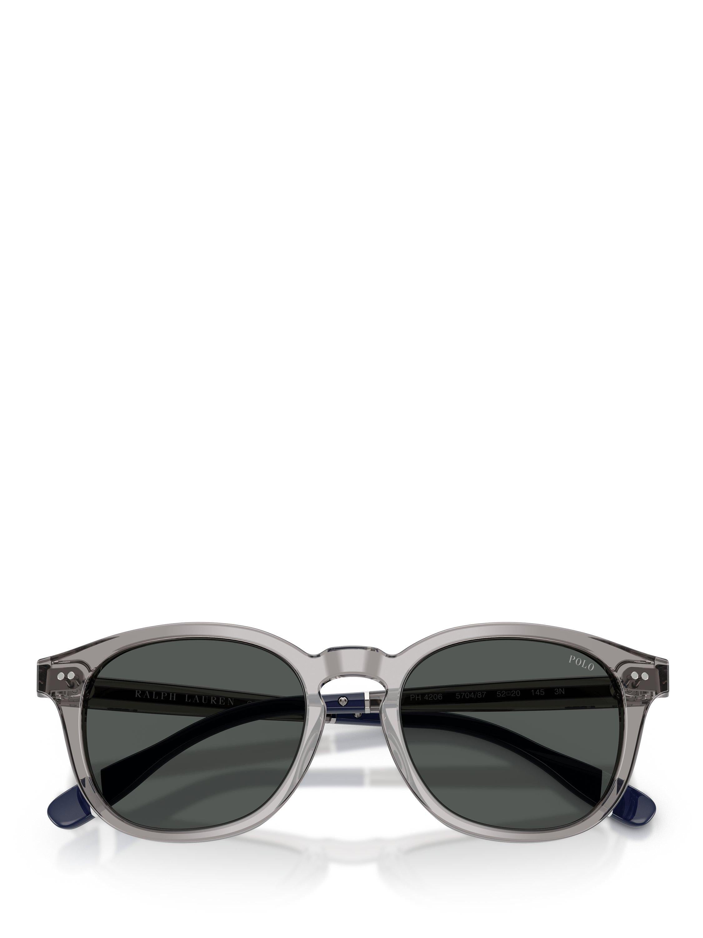 Ralph Lauren Phantos sunglasses transparent grey 52mm, imported from the UK