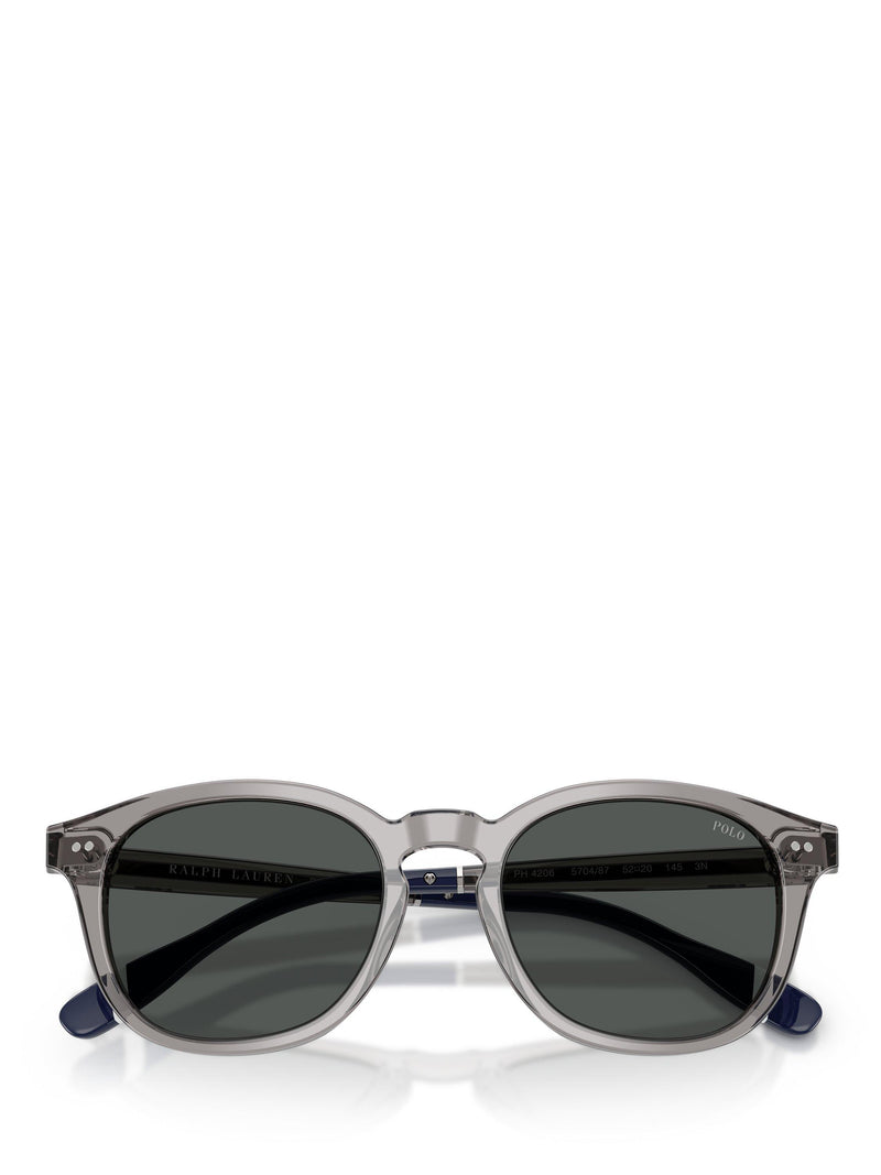 Ralph Lauren Phantos sunglasses transparent grey 52mm, imported from the UK