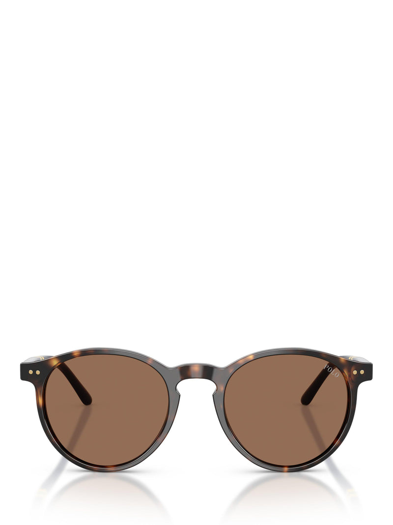 Ralph Lauren round sunglasses brown acetate polyamide lenses, UK version