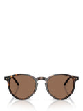 Ralph Lauren round sunglasses brown acetate polyamide lenses, UK version