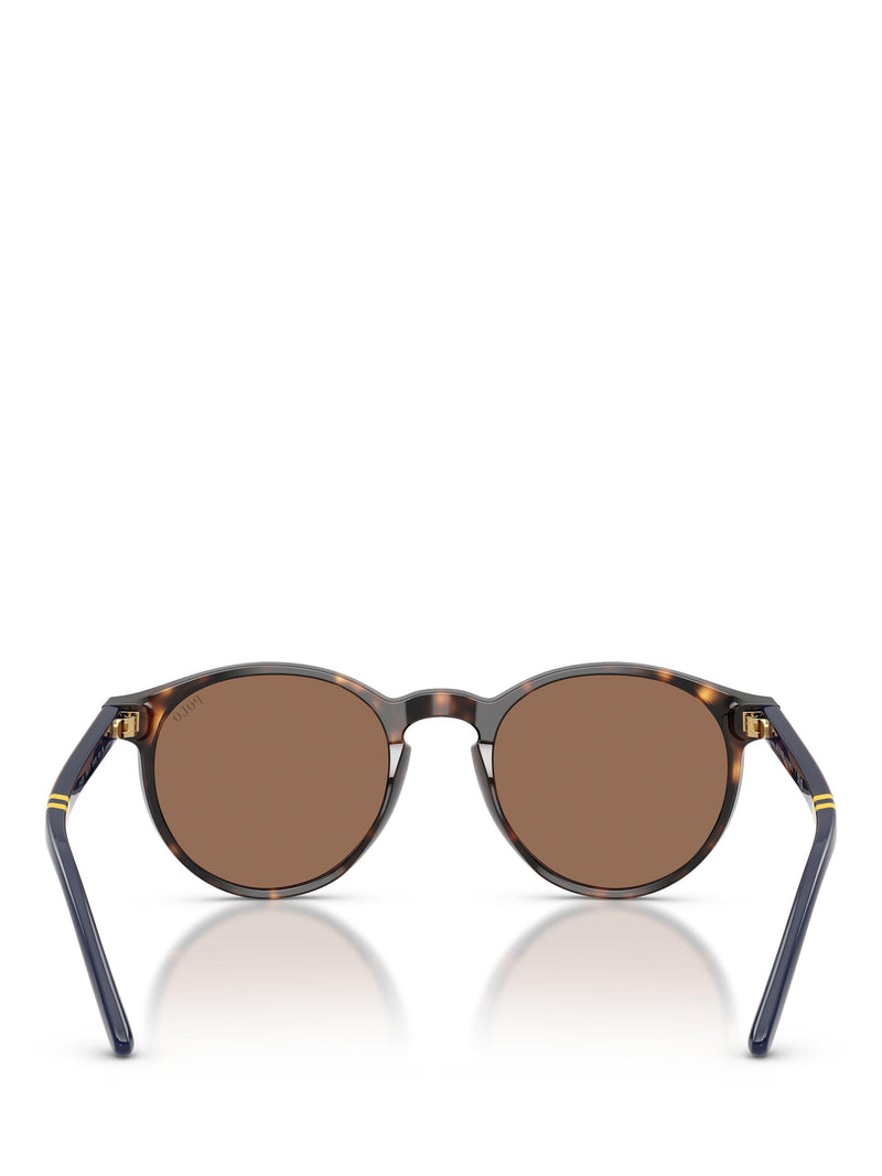 Ralph Lauren round sunglasses brown acetate polyamide lenses, UK version