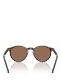 Ralph Lauren round sunglasses brown acetate polyamide lenses, UK version