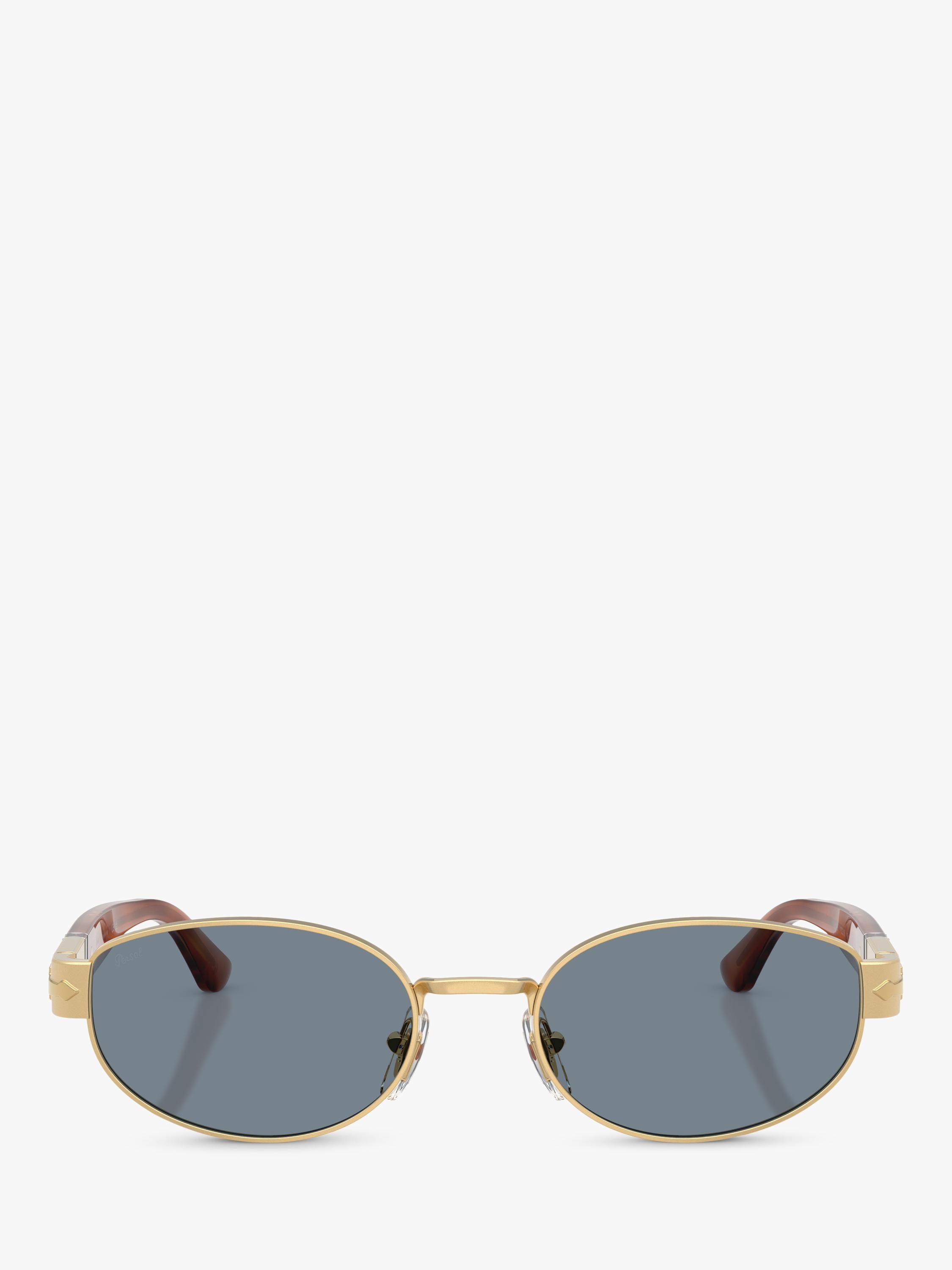 Persol PO1024 oval sunglasses gold blue, imported from the UK