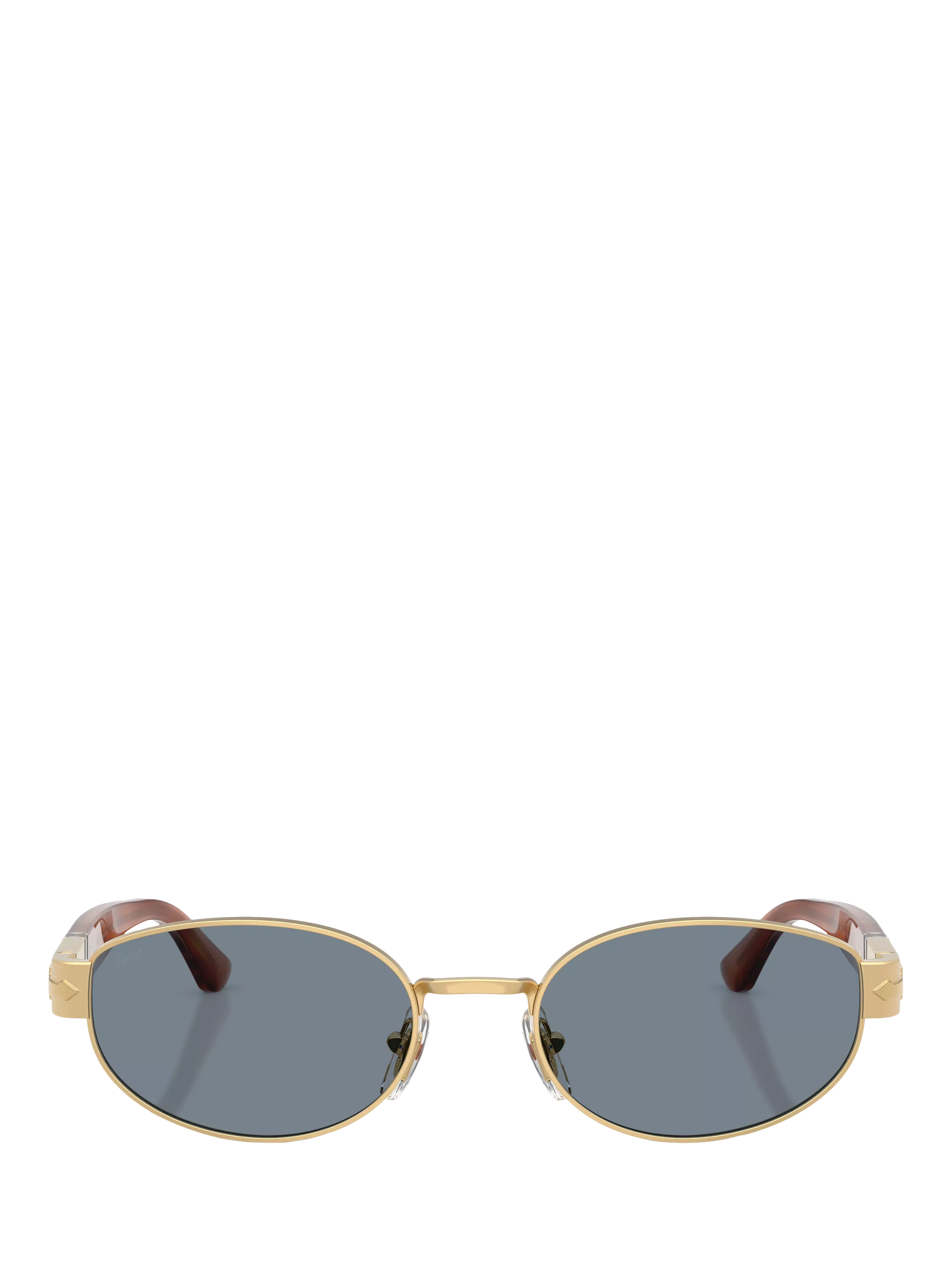 Persol PO1024 oval sunglasses gold blue, imported from the UK