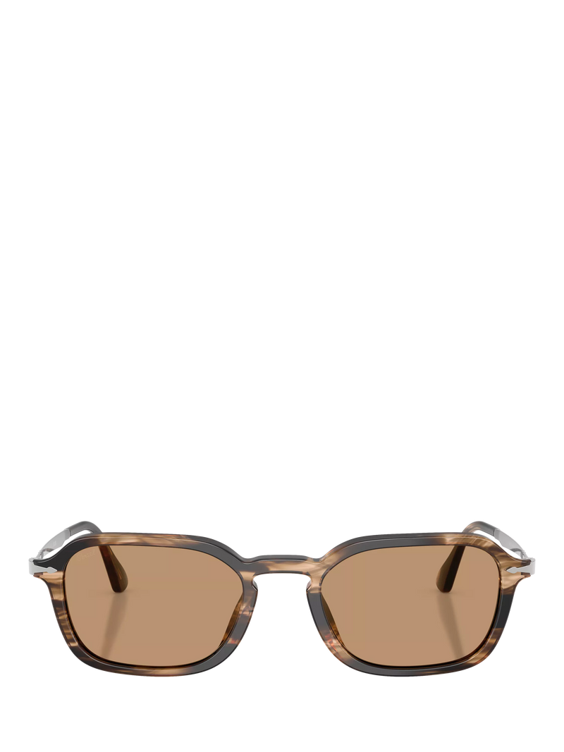 Persol Phantos unisex sunglasses black/brown 54mm, UK version