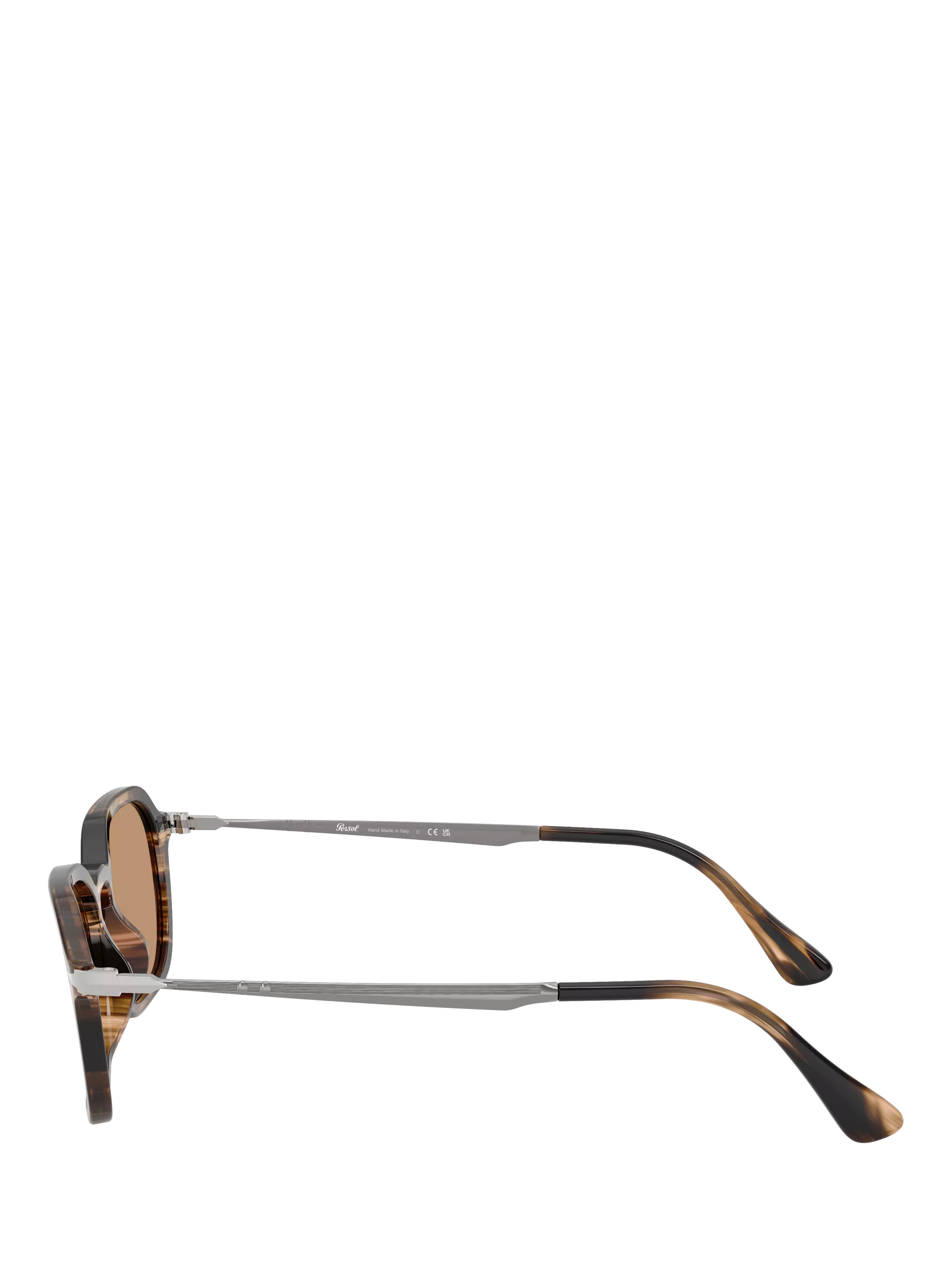 Persol Phantos unisex sunglasses black/brown 54mm, UK version