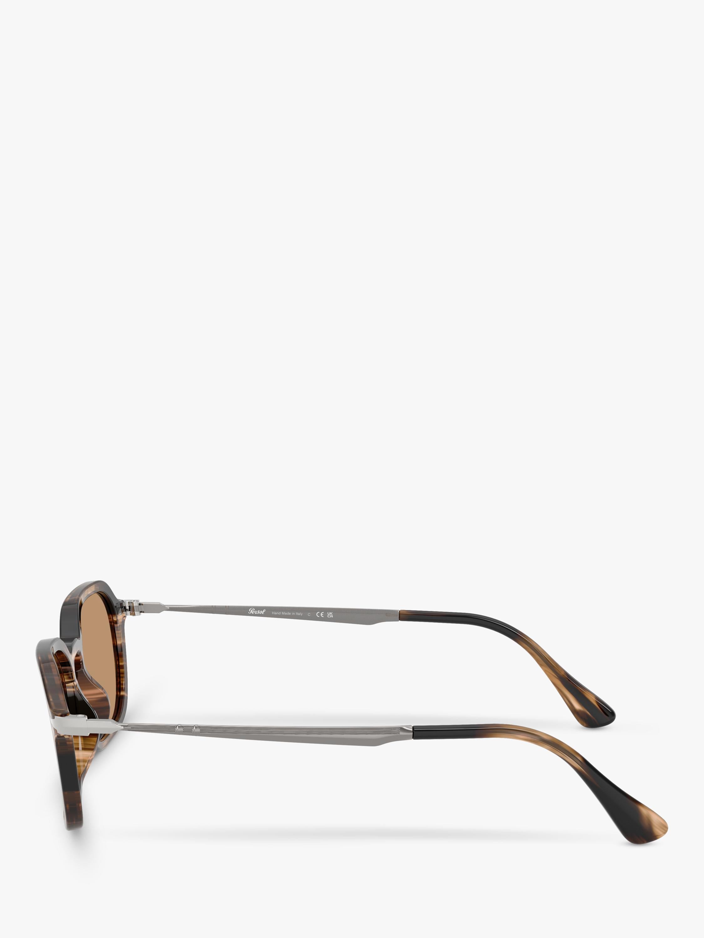 Persol Phantos unisex sunglasses black/brown 54mm, UK version