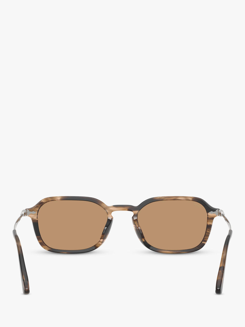 Persol Phantos unisex sunglasses black/brown 54mm, UK version