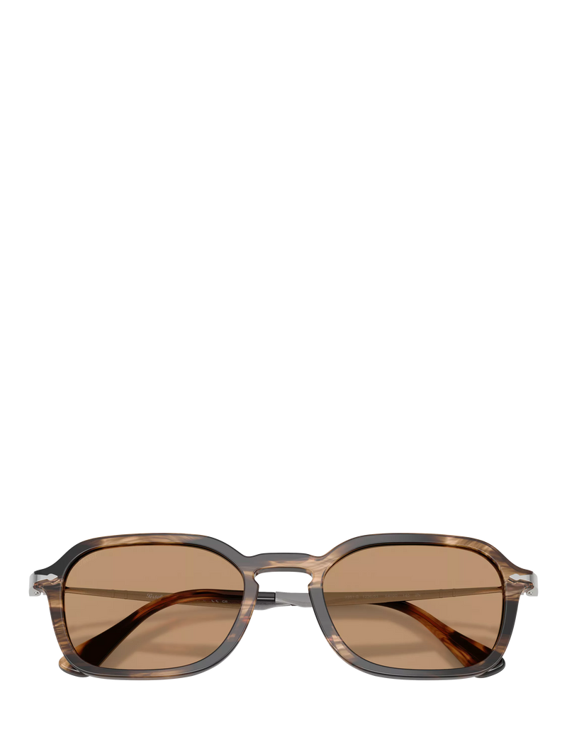 Persol Phantos unisex sunglasses black/brown 54mm, UK version