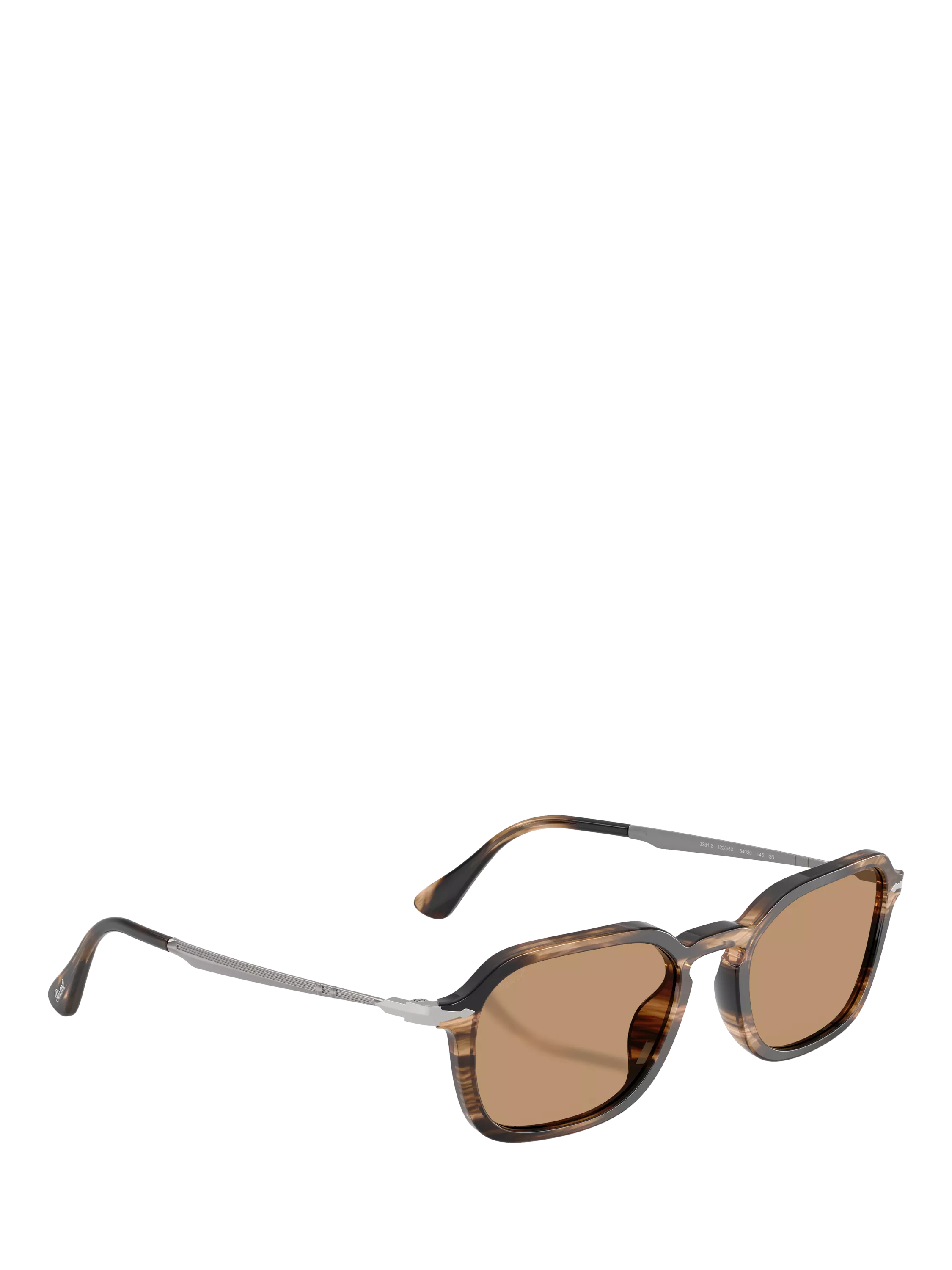 Persol Phantos unisex sunglasses black/brown 54mm, UK version