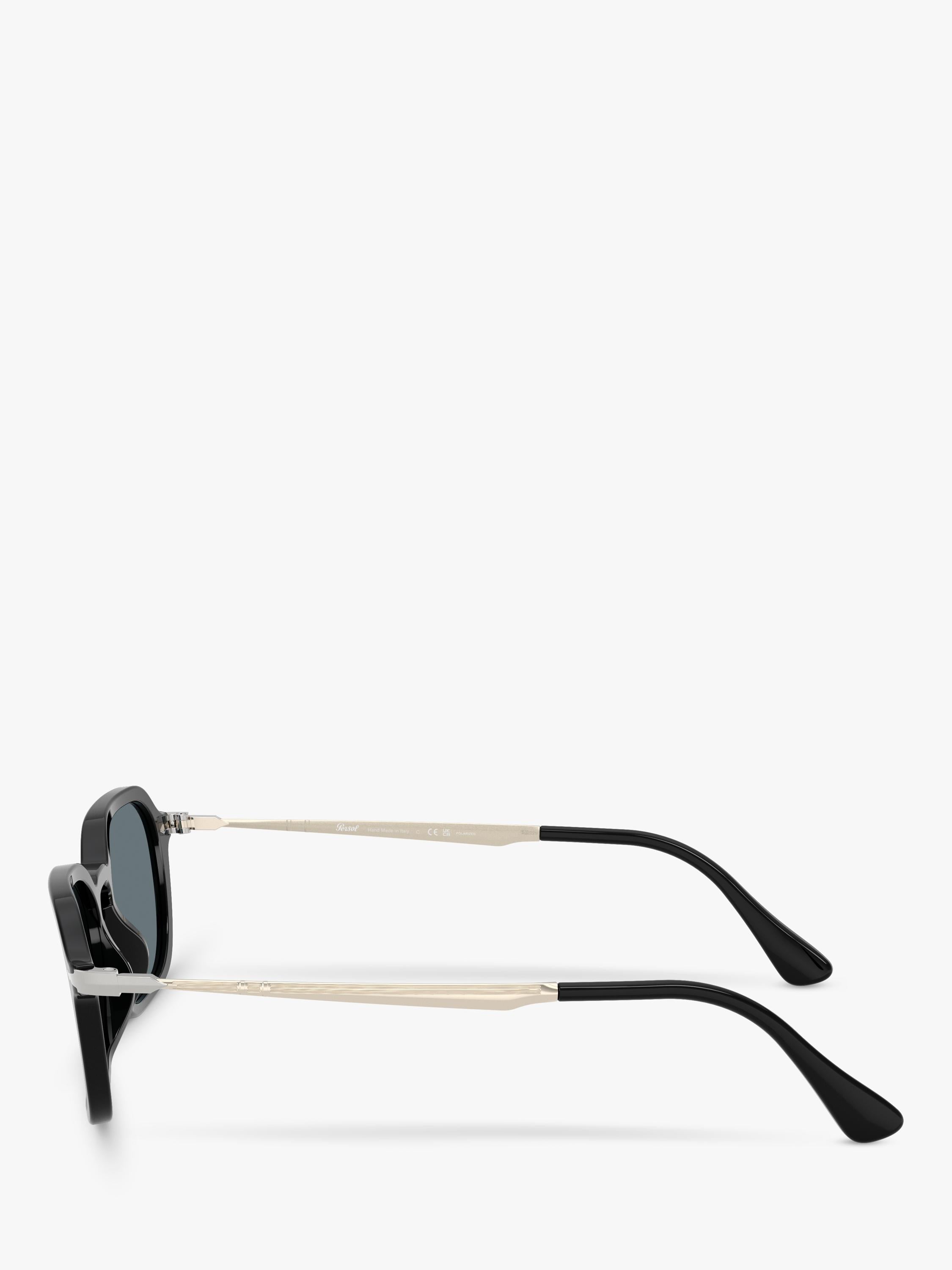 Persol Phantos sunglasses black frame glass lenses, imported from the UK