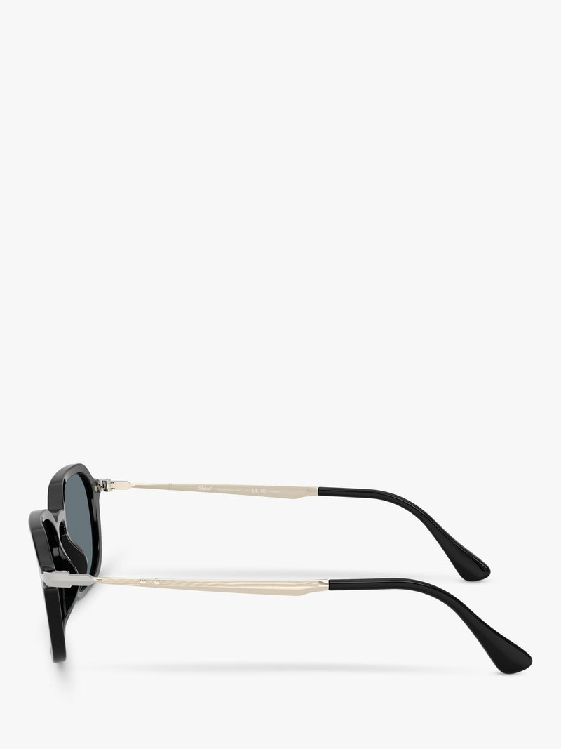 Persol Phantos sunglasses black frame glass lenses, imported from the UK