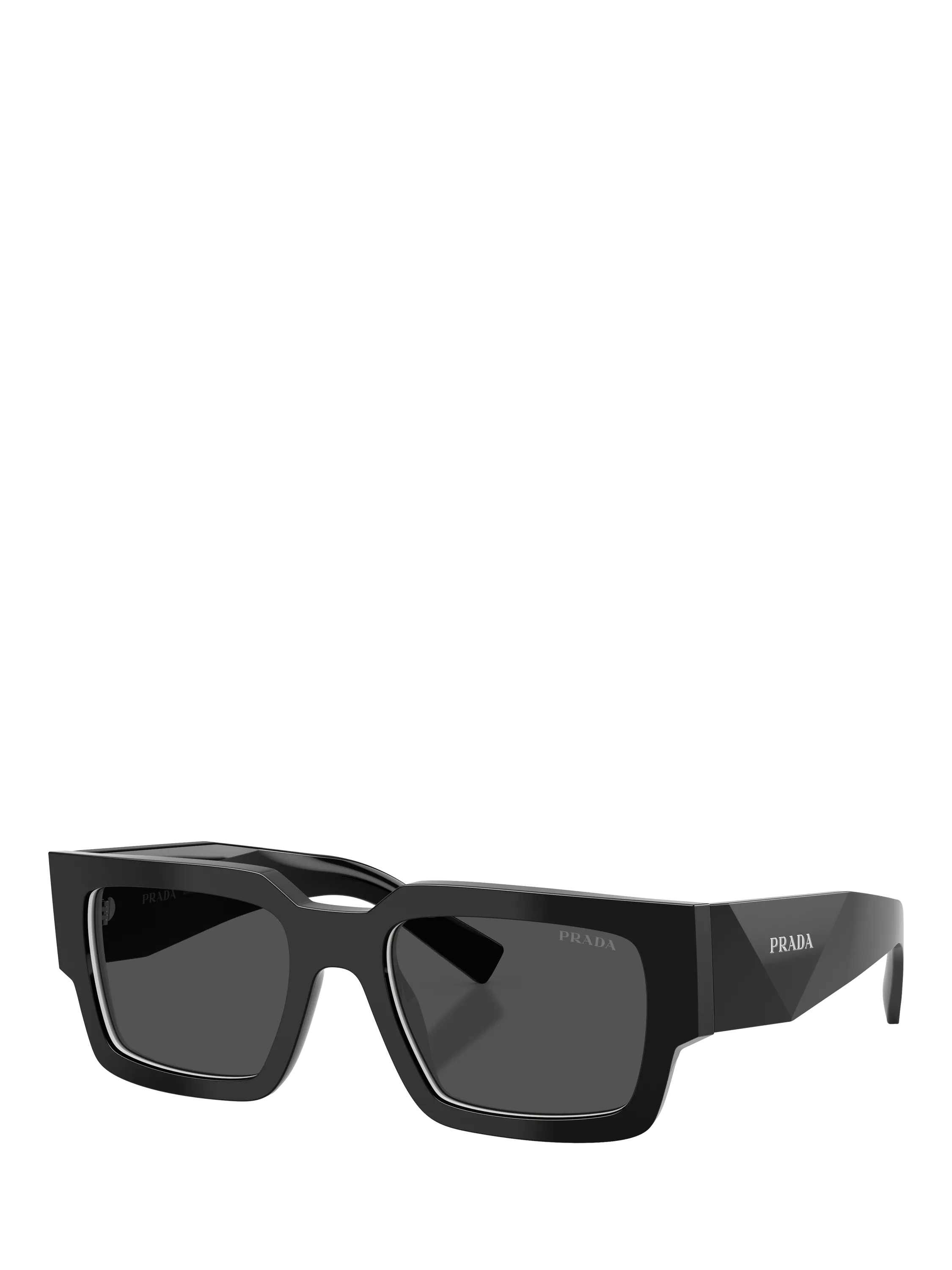 Prada PR B17S Men's Rectangular Sunglasses 54mm