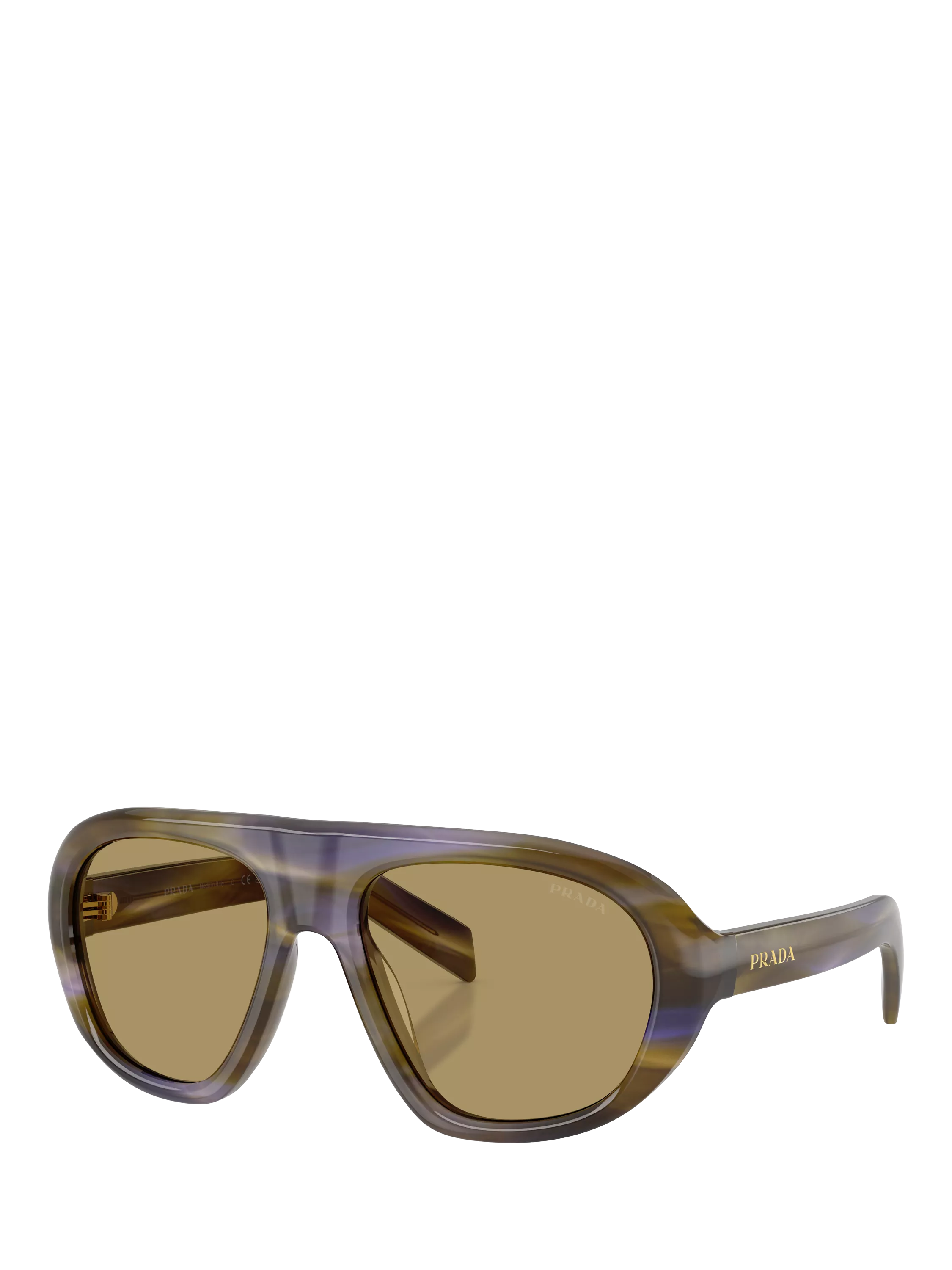 Prada PR C05S Women's Irregular Sunglasses
