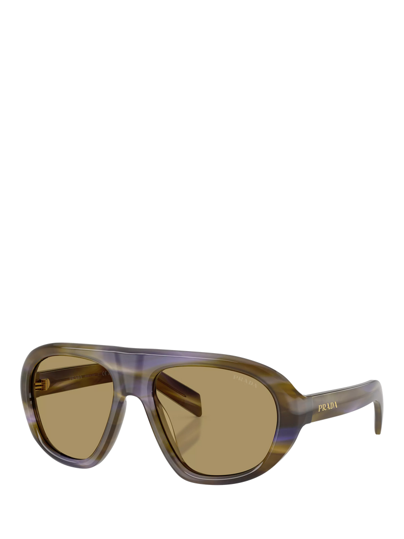 Prada PR C05S Women's Irregular Sunglasses