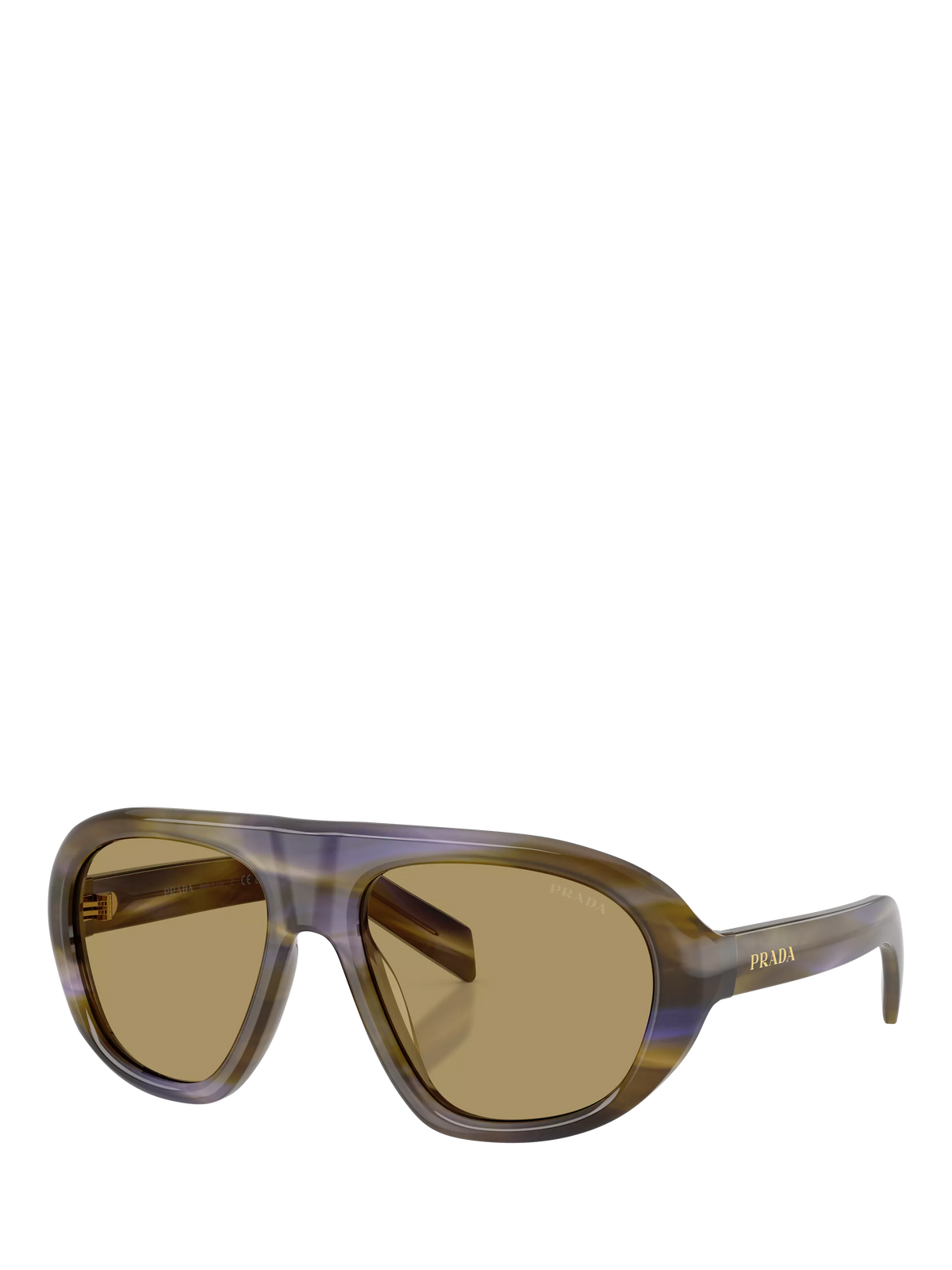 Prada PR C05S Women's Irregular Sunglasses