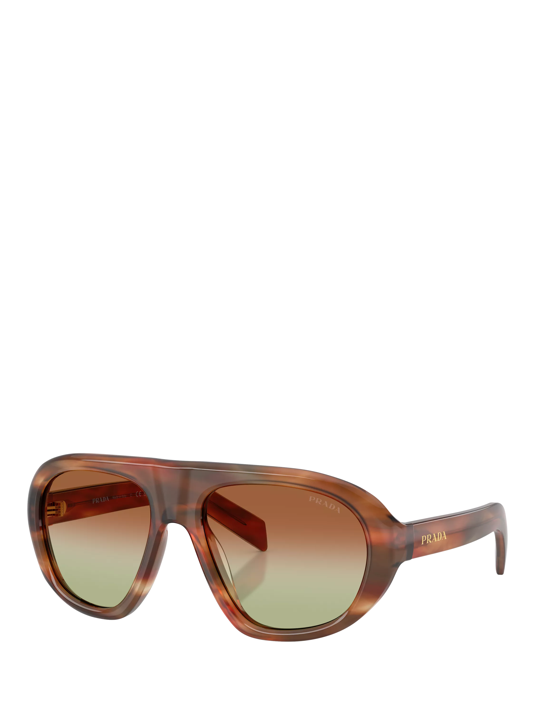 Prada PR C05S Women's Irregular Sunglasses