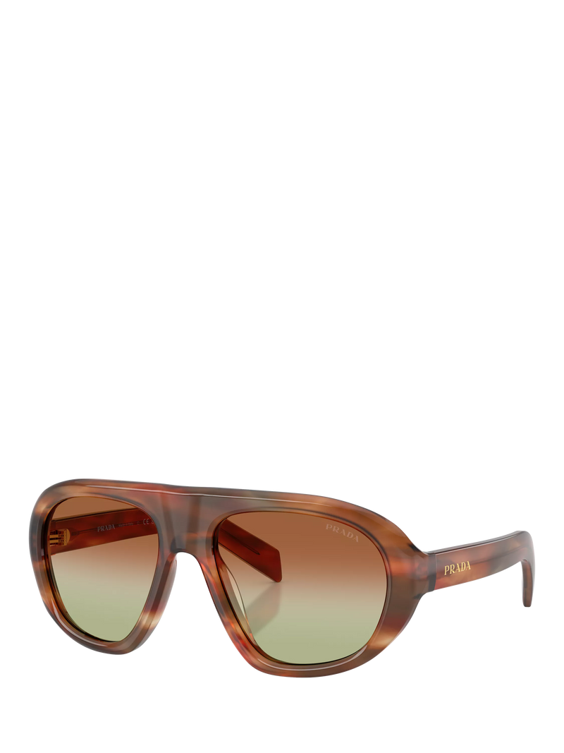 Prada PR C05S Women's Irregular Sunglasses