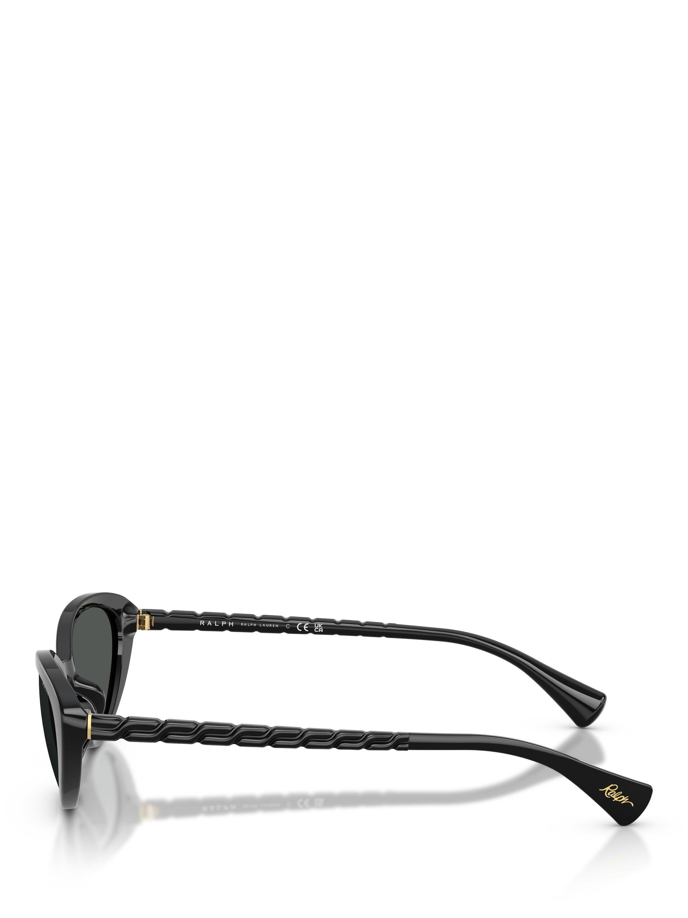 Ralph Lauren butterfly sunglasses shiny black polyamide lens (British brand)
