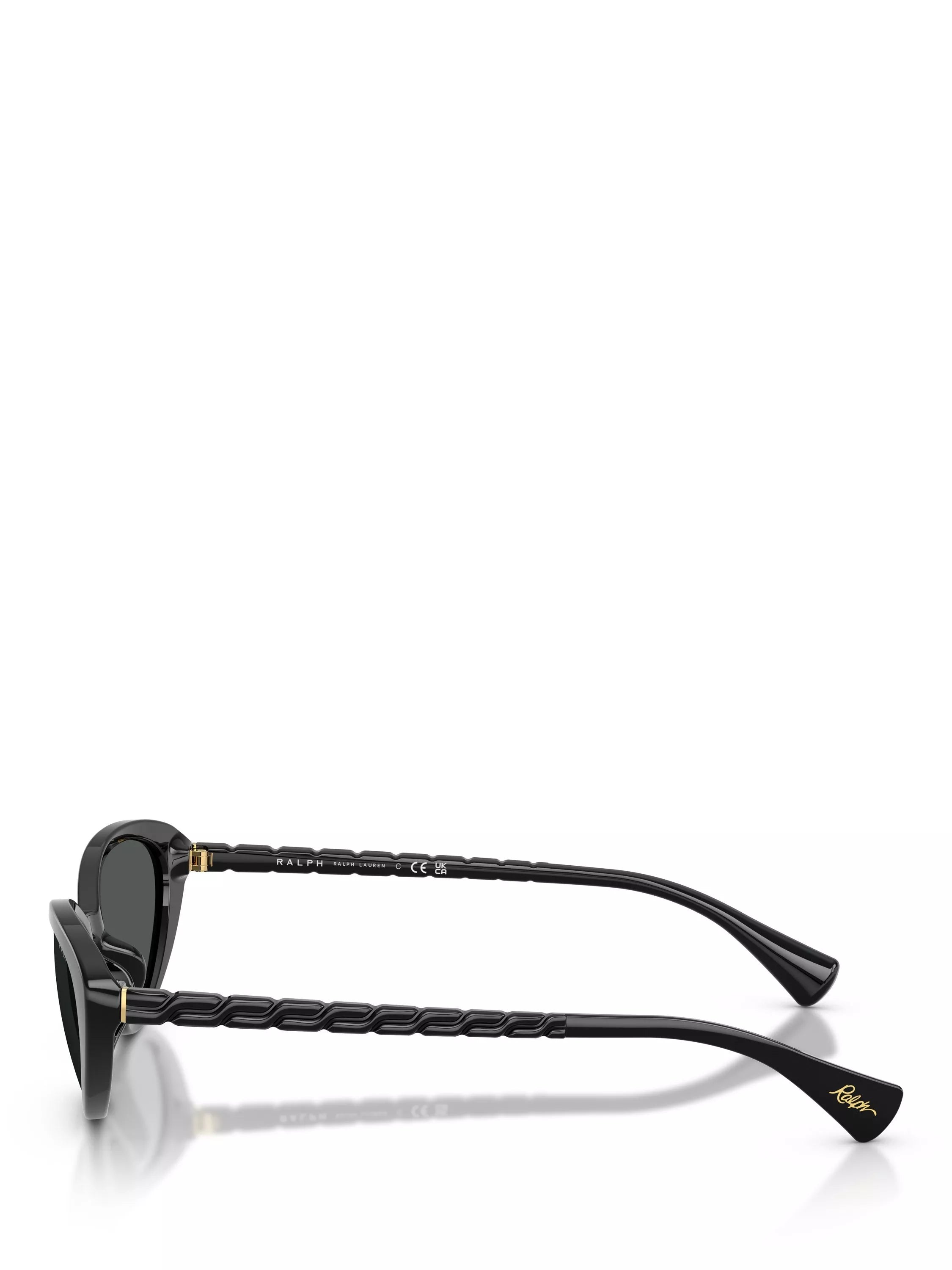 Ralph Lauren butterfly sunglasses shiny black polyamide lens (British brand)