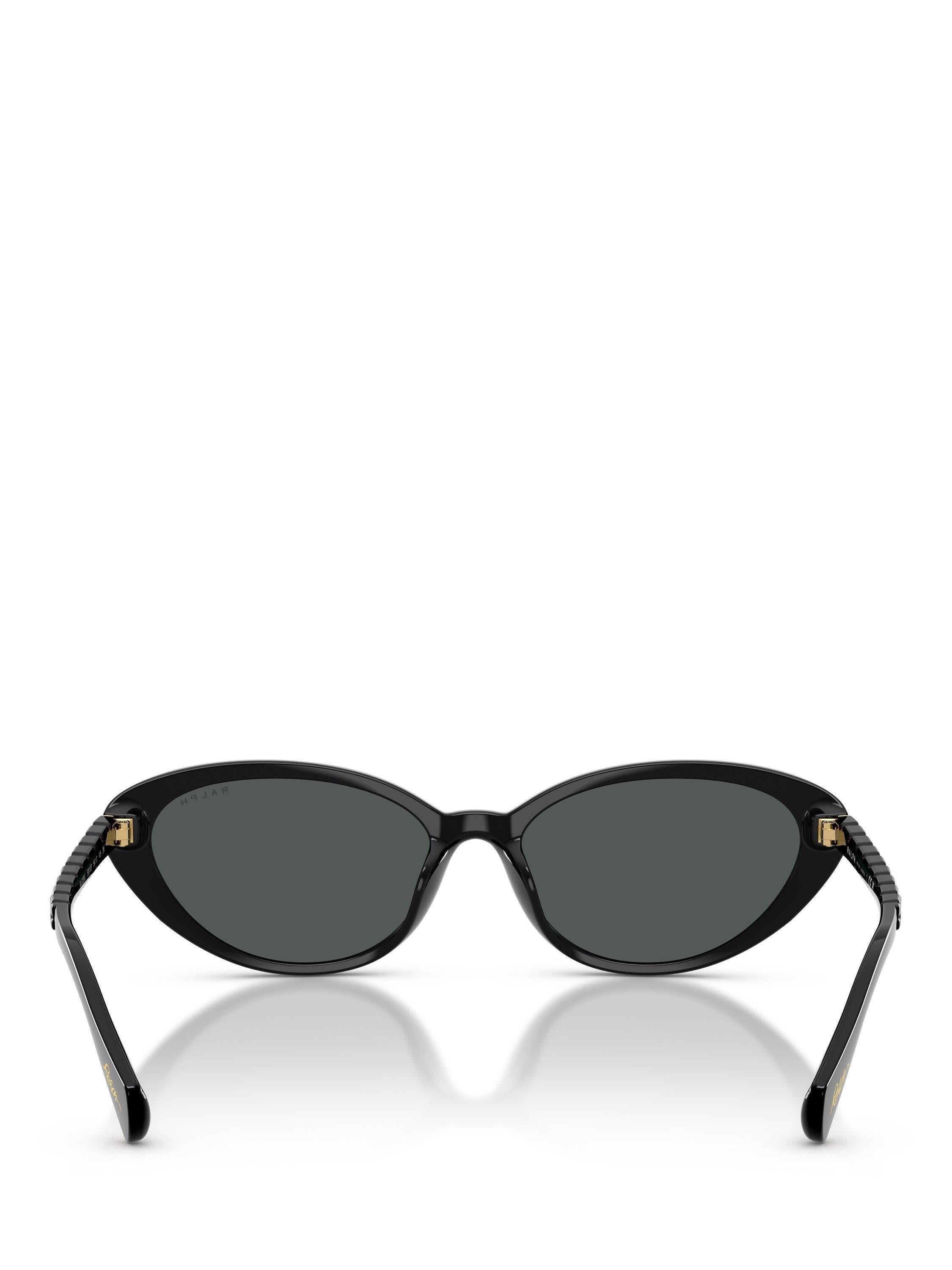 Ralph Lauren butterfly sunglasses shiny black polyamide lens (British brand)