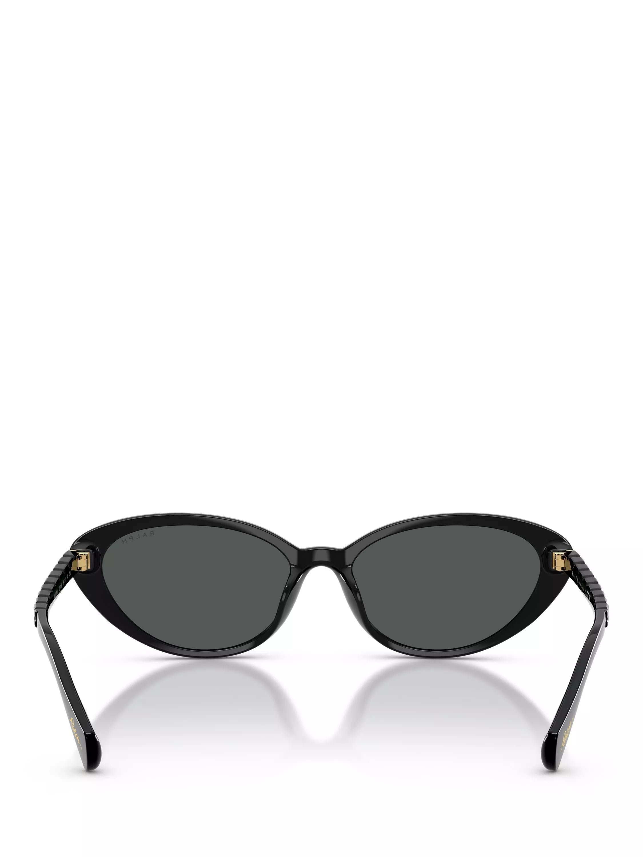 Ralph Lauren butterfly sunglasses shiny black polyamide lens (British brand)