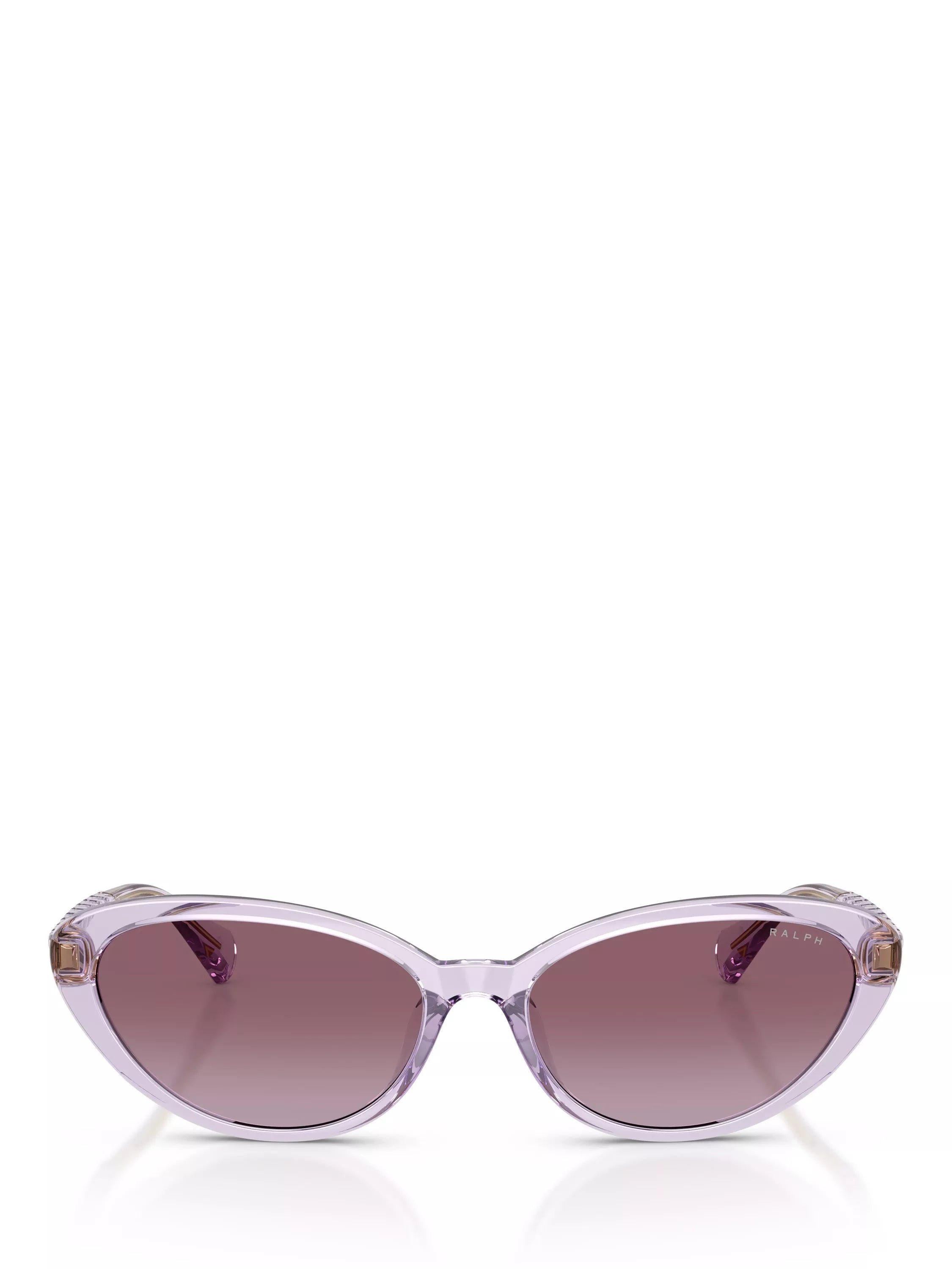 Ralph Lauren butterfly sunglasses transparent violet gradient, UK version
