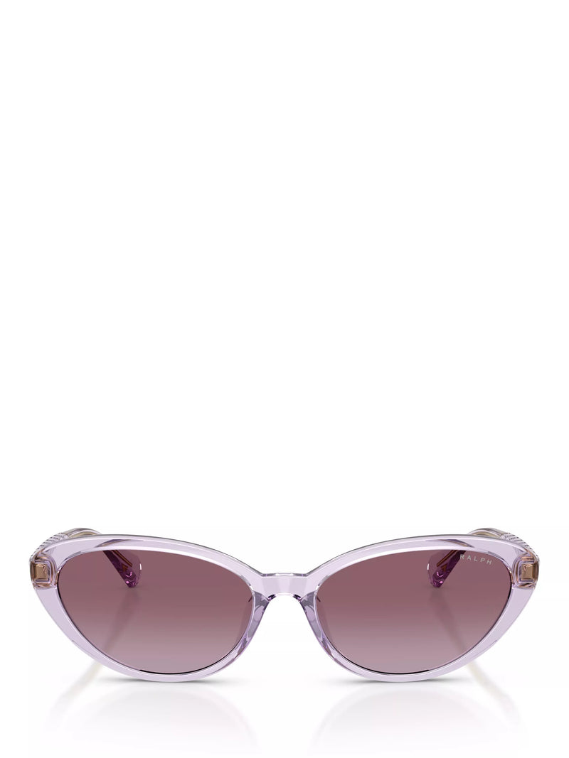 Ralph Lauren butterfly sunglasses transparent violet gradient, UK version