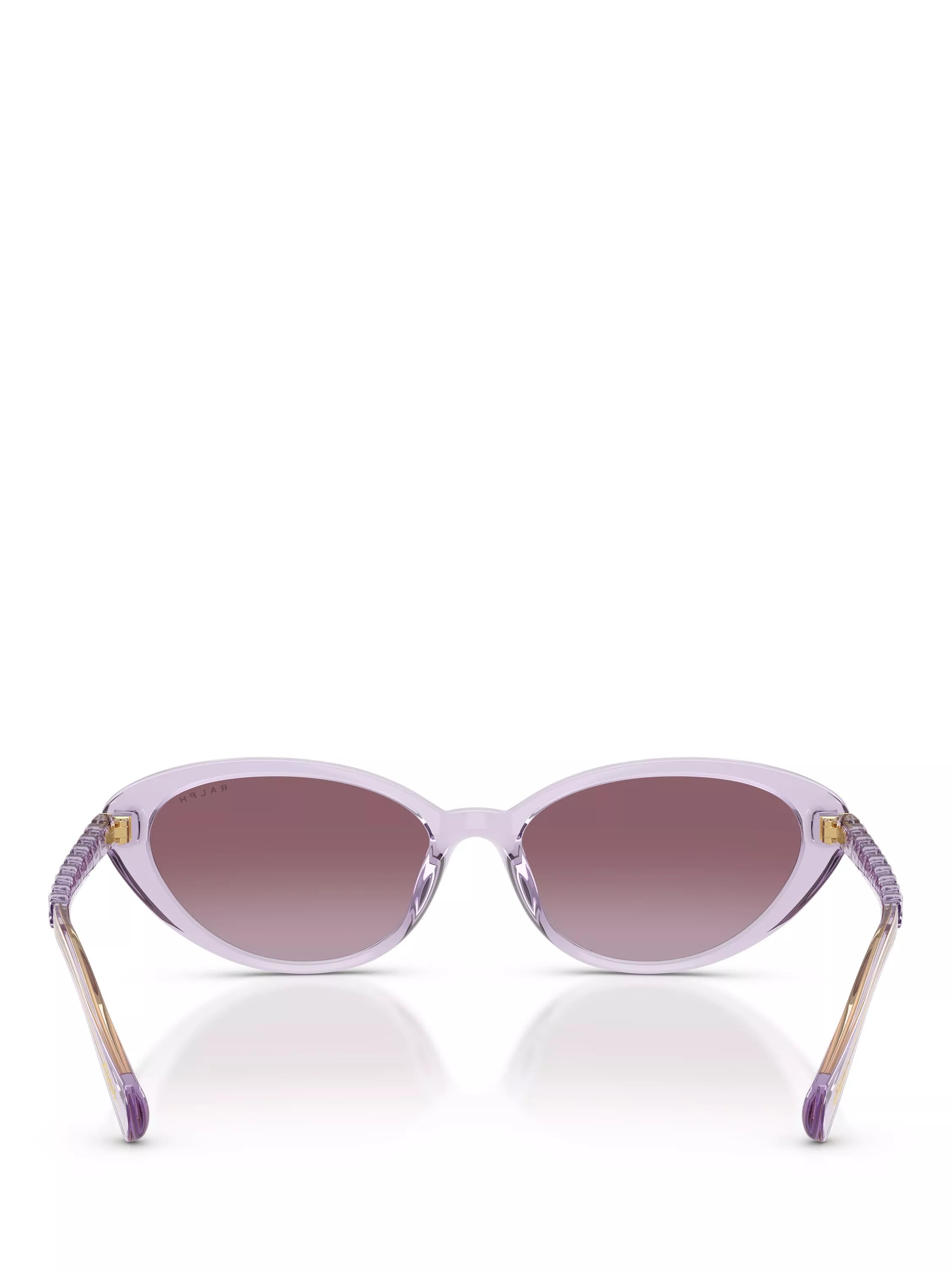 Ralph Lauren butterfly sunglasses transparent violet gradient, UK version