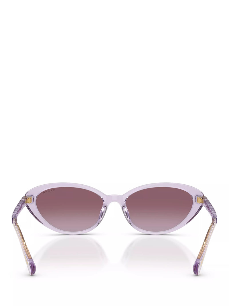 Ralph Lauren butterfly sunglasses transparent violet gradient, UK version
