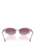 Ralph Lauren butterfly sunglasses transparent violet gradient, UK version