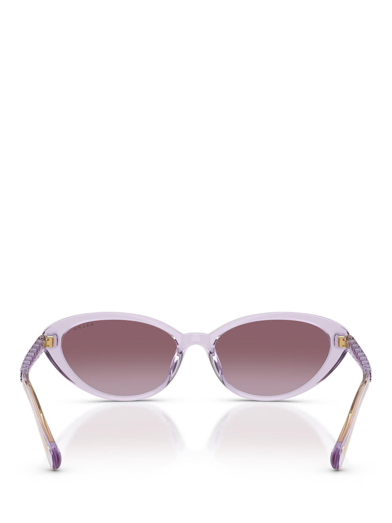 Ralph Lauren butterfly sunglasses transparent violet gradient, UK version