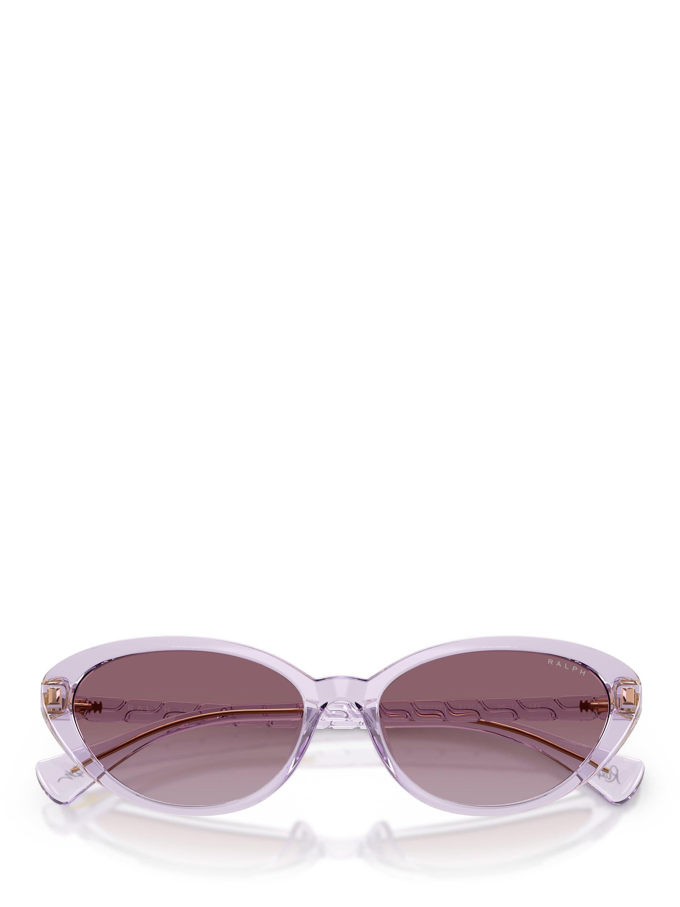 Ralph Lauren butterfly sunglasses transparent violet gradient, UK version