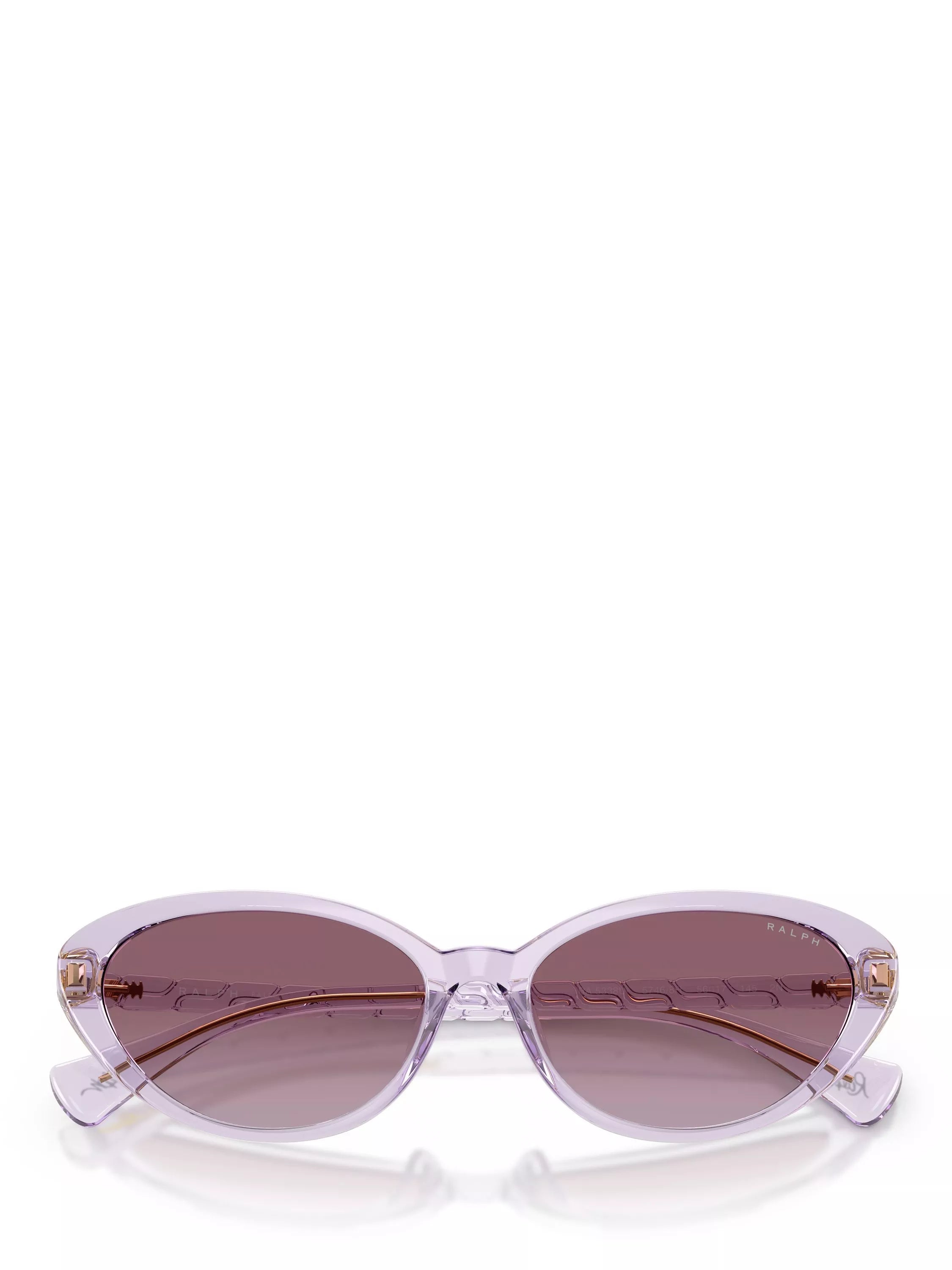 Ralph Lauren butterfly sunglasses transparent violet gradient, UK version
