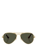 Ray-Ban RB3925 aviator sunglasses arista gold metal frame, imported from the UK