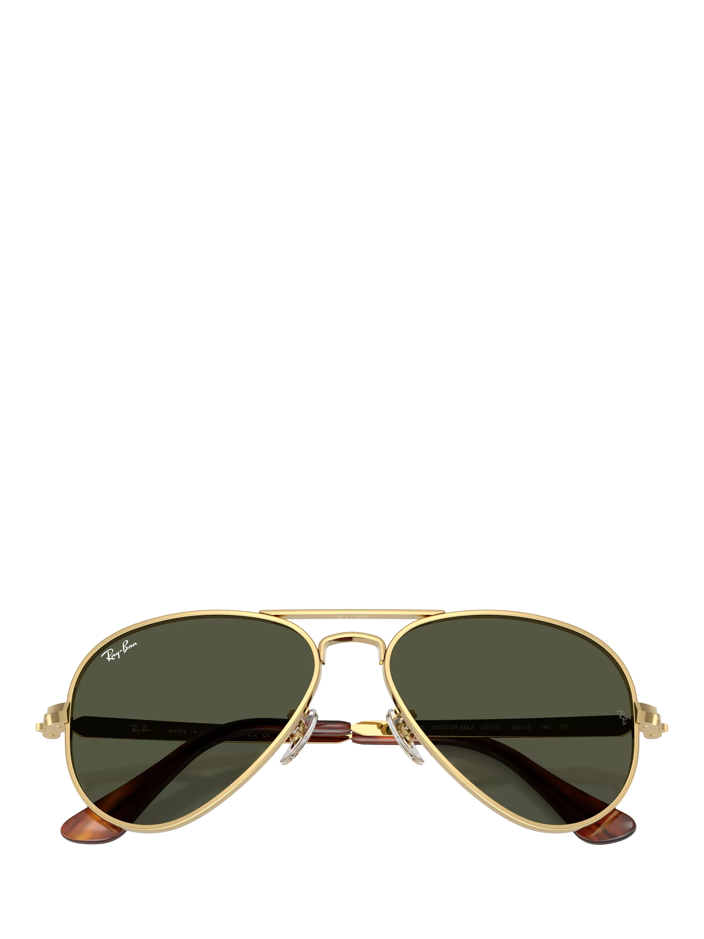 Ray-Ban RB3925 aviator sunglasses arista gold metal frame, imported from the UK
