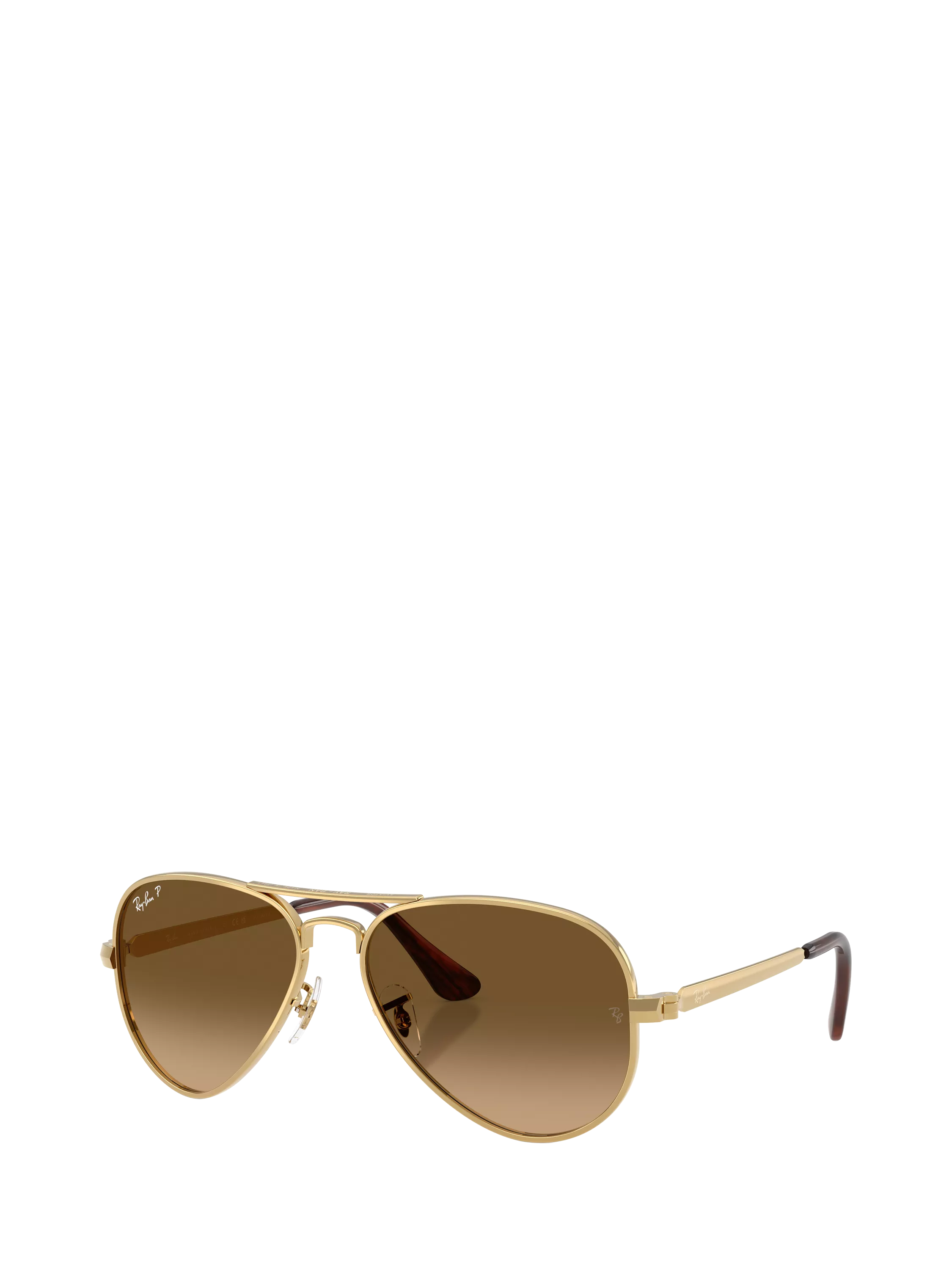 Ray-Ban aviator polarised sunglasses gold frame - British product