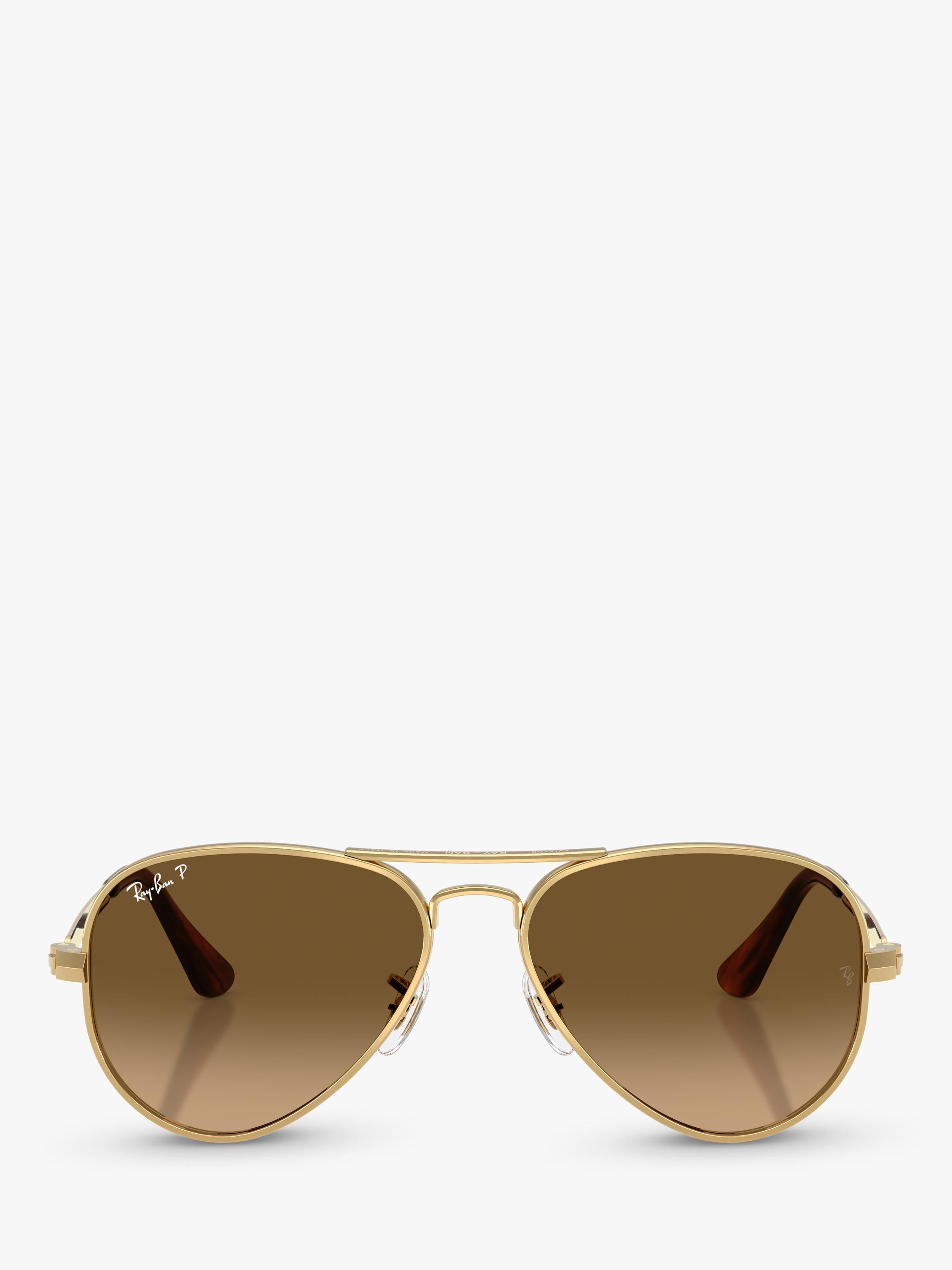 Ray-Ban aviator polarised sunglasses gold frame - British product
