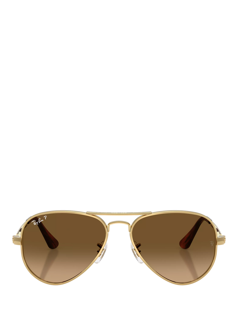 Ray-Ban aviator polarised sunglasses gold frame - British product