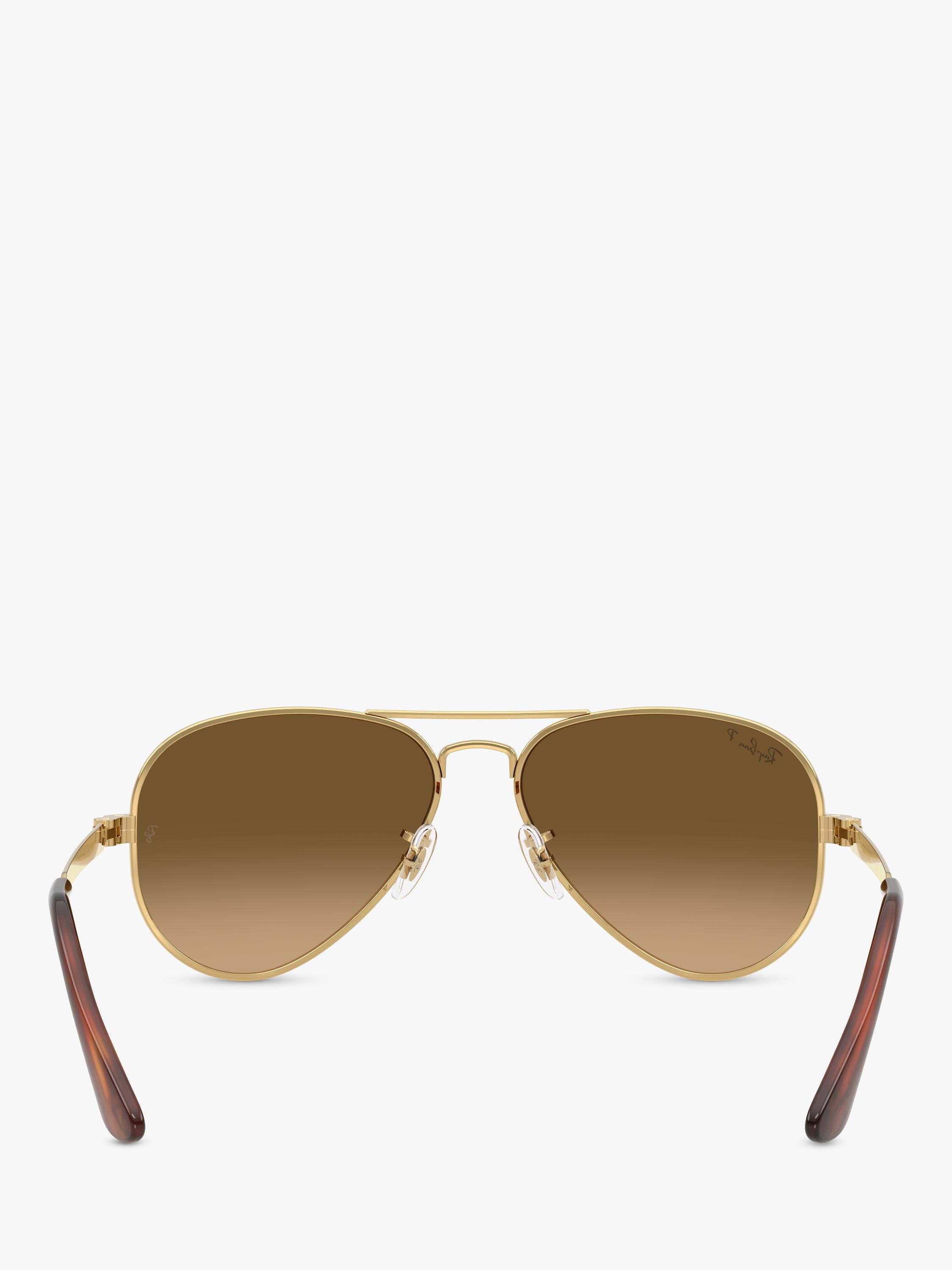 Ray-Ban aviator polarised sunglasses gold frame - British product