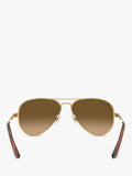 Ray-Ban aviator polarised sunglasses gold frame - British product